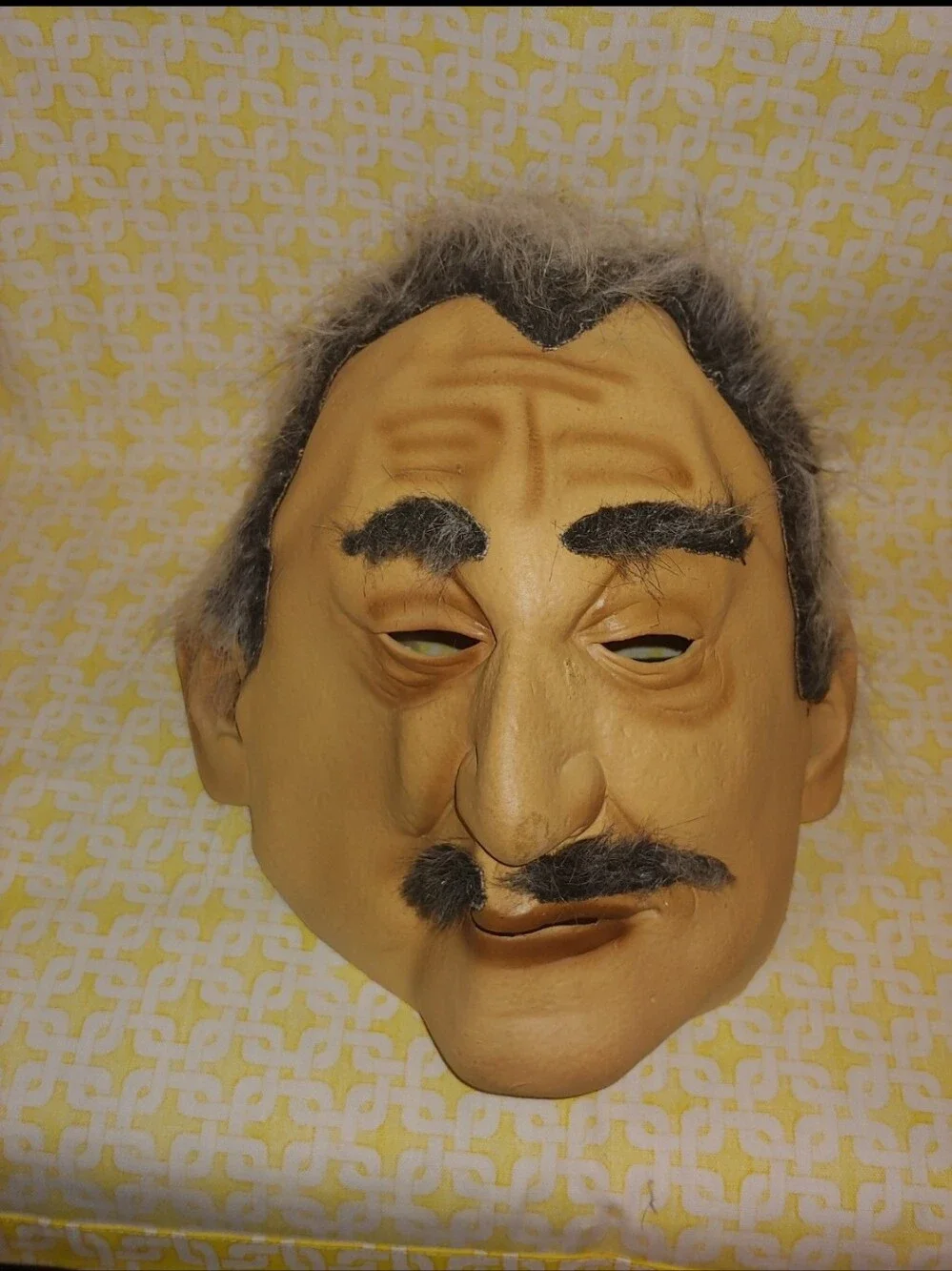 Vintage Y2k Old Man Halloween Creepy Cosplay Mask Costume
